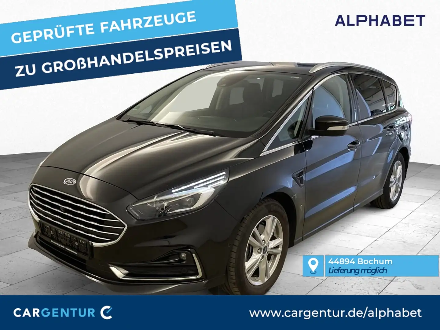 Ford S-Max 2.0 EcoBlue Titanium SpoSi StHz ACC LED Noir - 1