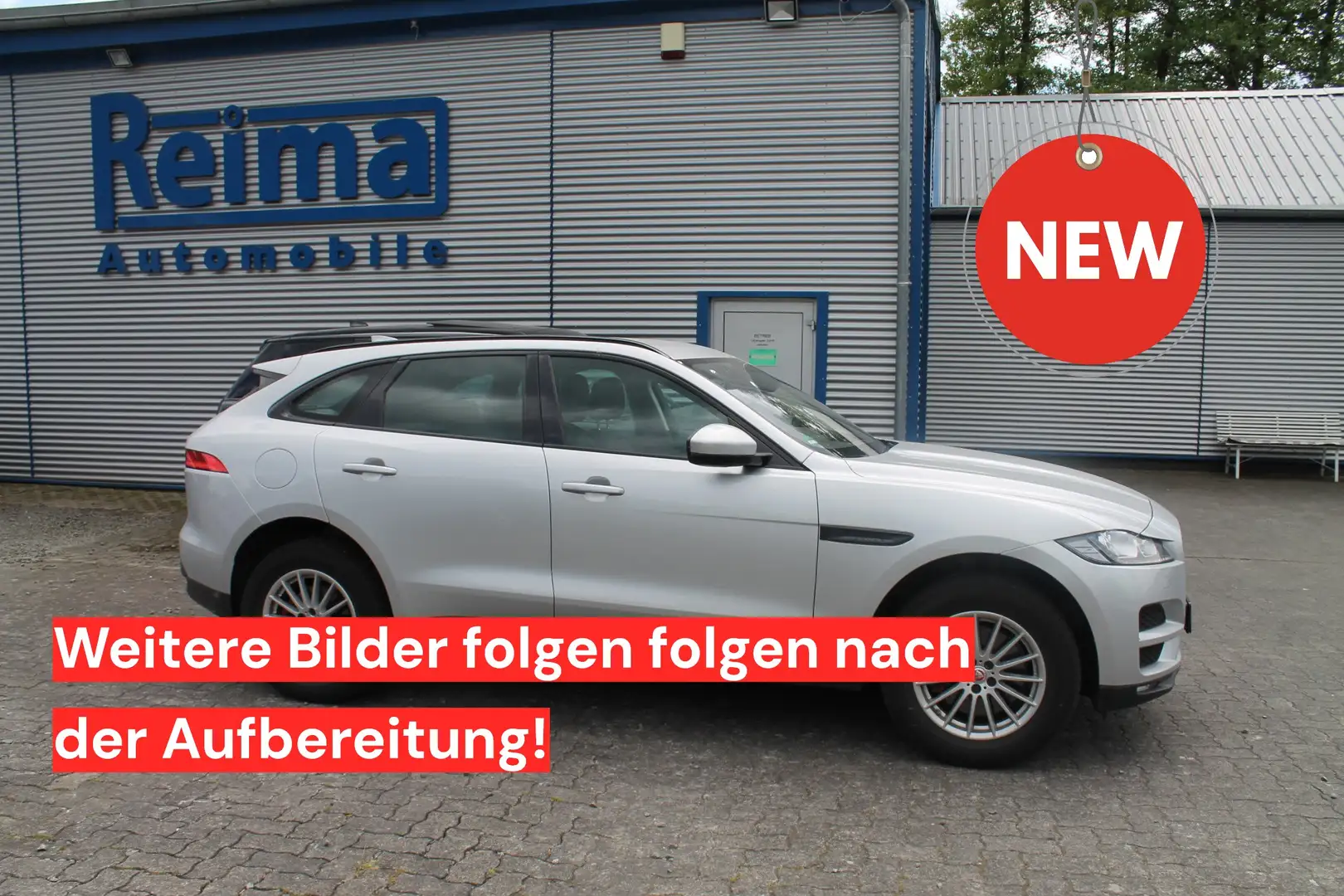 Jaguar F-Pace 2,0 D AWD Portfolio, ACC, Meridian, AHK, Leder Ezüst - 1