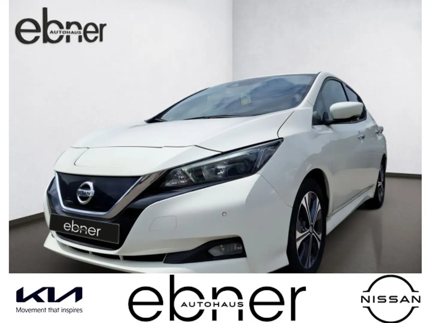 Nissan Leaf 40 kWh  N-Connecta | 360° Kamera | ALU | NA Weiß - 1