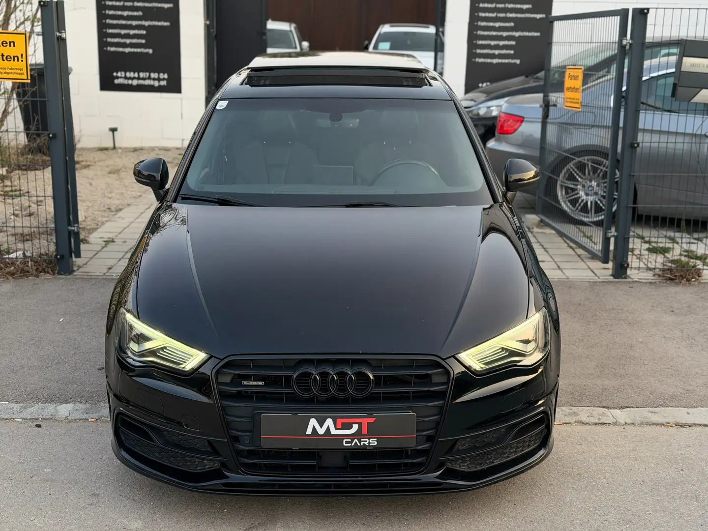 Audi A3 3xS line Sport quattro|Aut.|KEYLESS|PANO|STAND|AHK Schwarz - 2