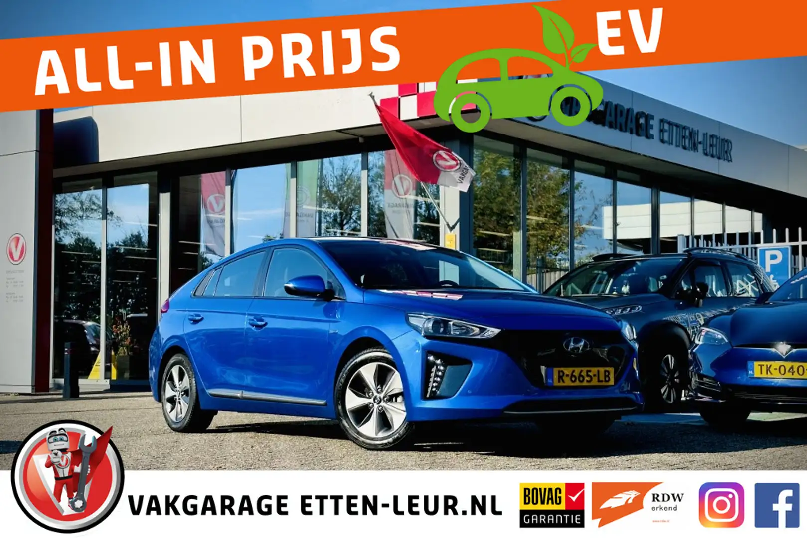 Hyundai IONIQ Electric Comfort TREKHAAK | Navi | Adaptive | Draa Bleu - 1