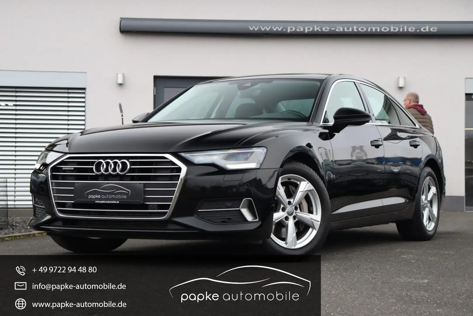 Audi A6 45 TDI quattro +PANORAMA+AHK+LED+ASSIST+APS++ Schwarz - 1