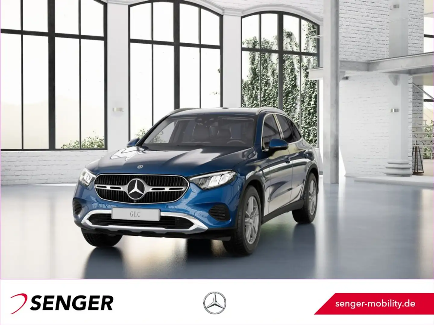 Mercedes-Benz GLC 220 d 4M Avantgarde Distronic Ambiente 360°K Bleu - 1