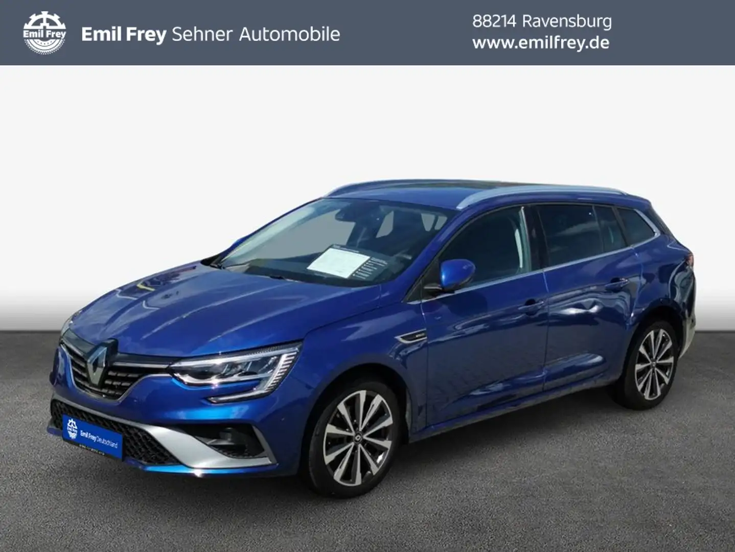 Renault Megane Grandtour TCe 160 GPF EDC R.S. LINE Bleu - 1