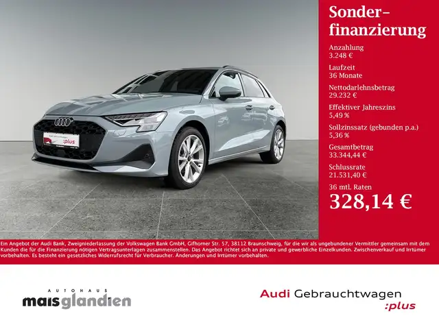 Audi A3 Sportback 35 TDI AHK Navi+ Kamera ACC Stronic