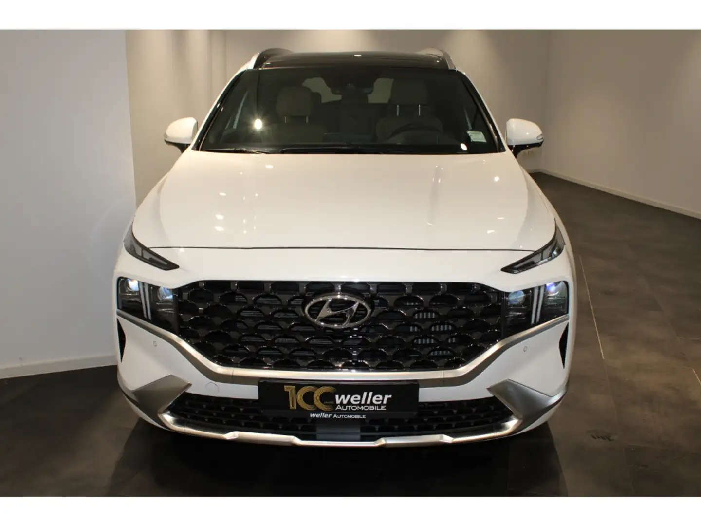 Hyundai SANTA FE 1.6 T-GDi Hybrid ''Signature'' AWD Leder Klimaauto Weiß - 2