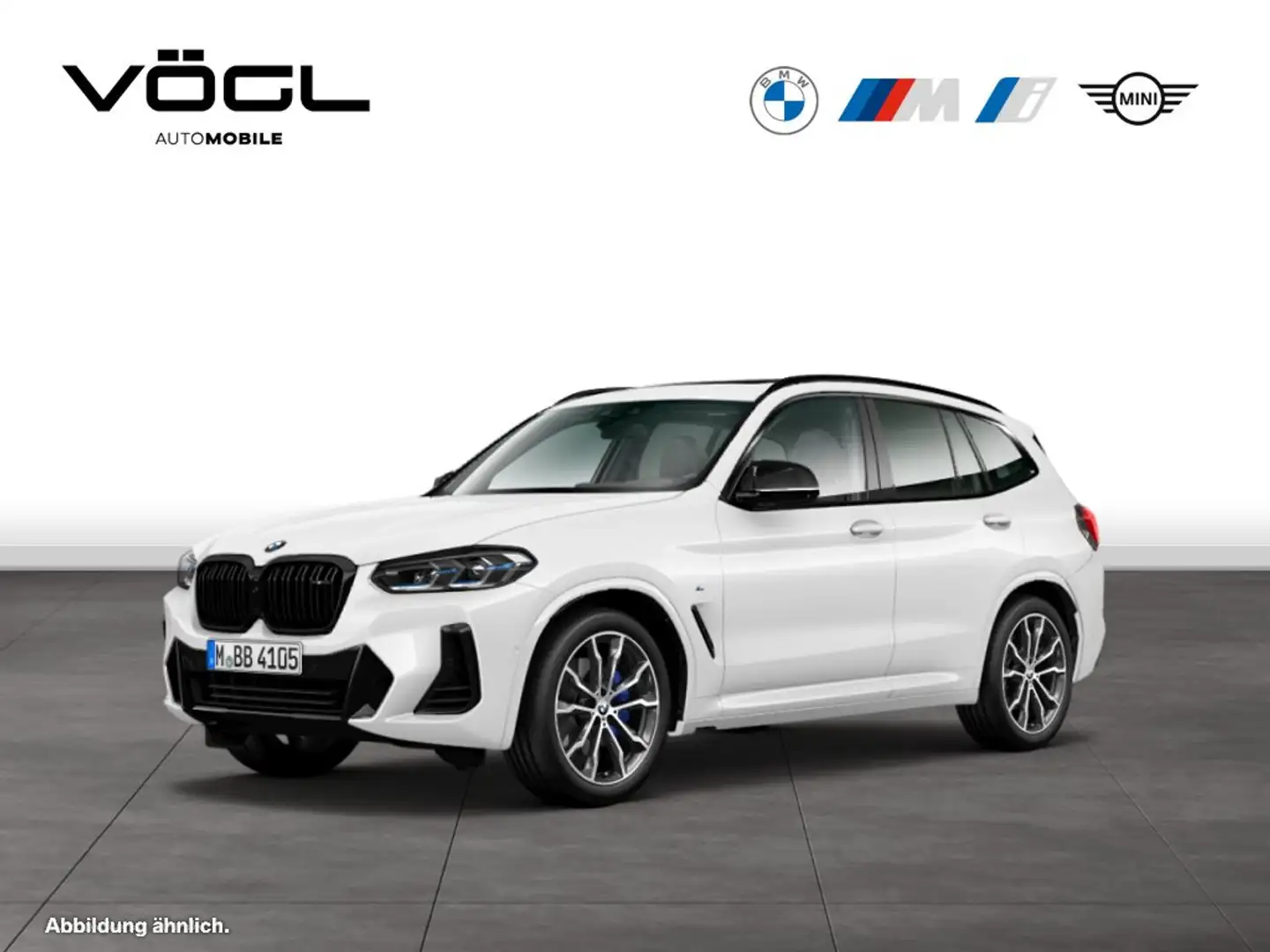 BMW X3 M 40d Innovationspaket Panoramadach AHK Blanc - 1