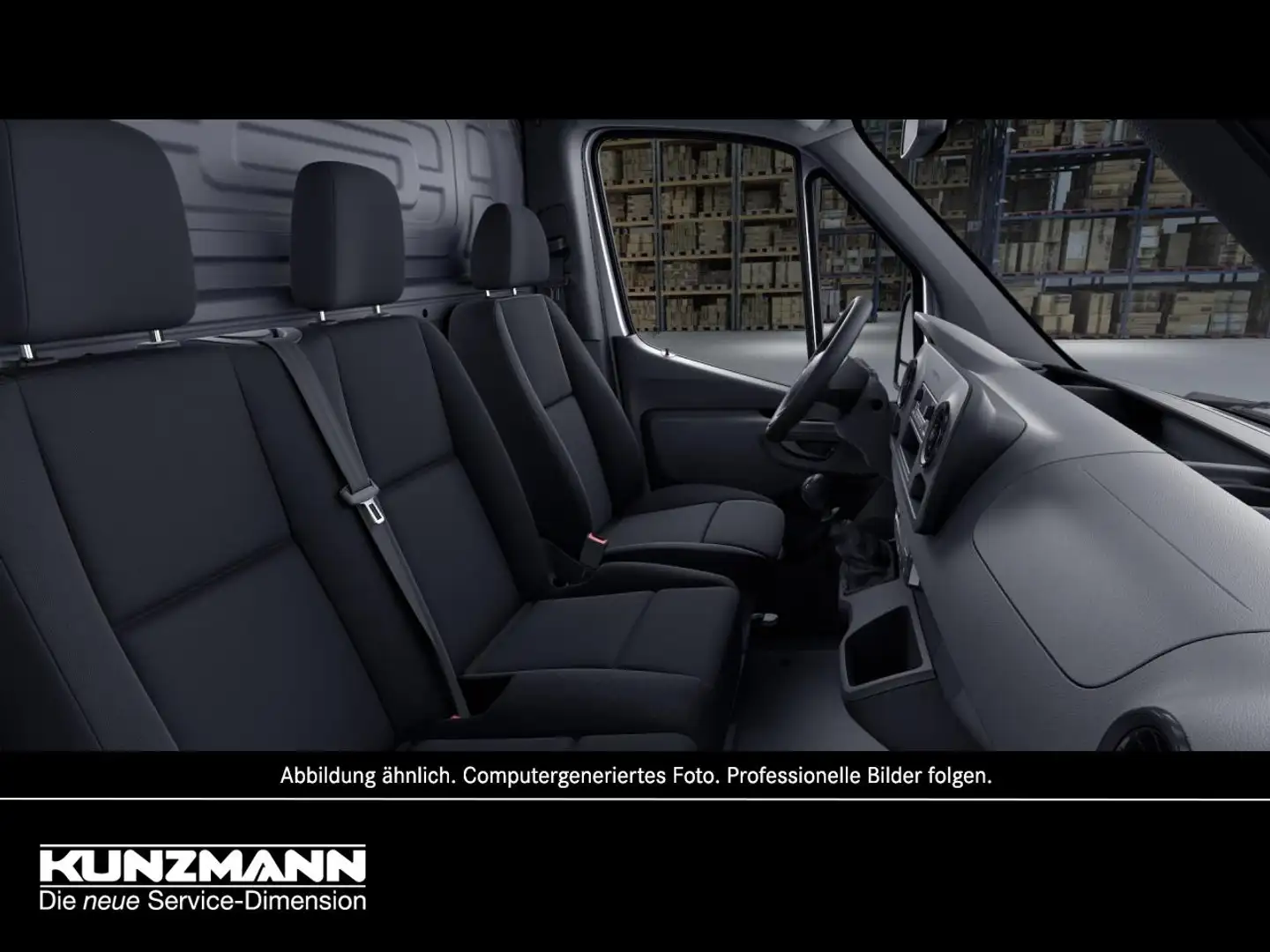 Mercedes-Benz Sprinter 214 CDI Kasten Hochdach Kompakt Kamera Blanc - 2