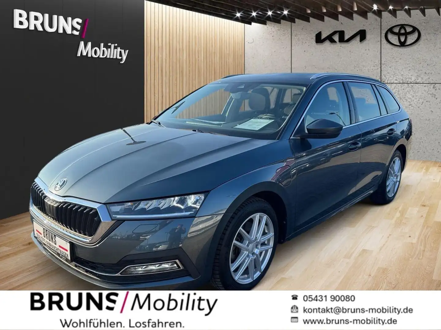 Skoda Octavia 1.4 TSI Plug.in Hybrid DSG6 iV Plus Grijs - 1