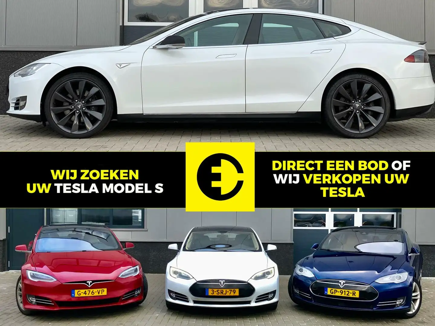 Tesla Model S Alle uitvoeringen gezocht | Verkoop uw Tesla Rood - 1