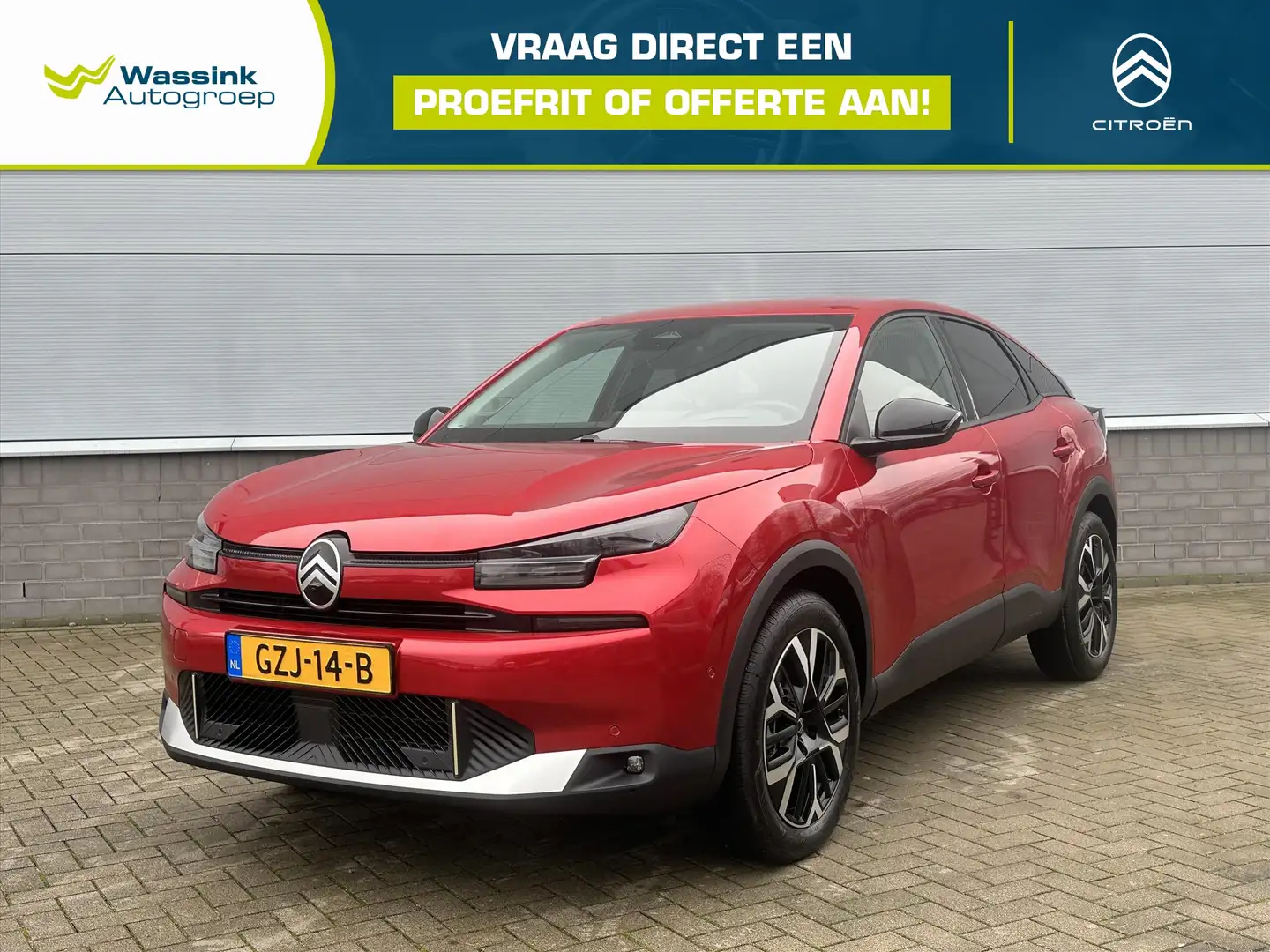 Citroen C4 1.2 Hybrid 136pk e-DCS6 Max | Navigatie | Adaptive Rood - 1