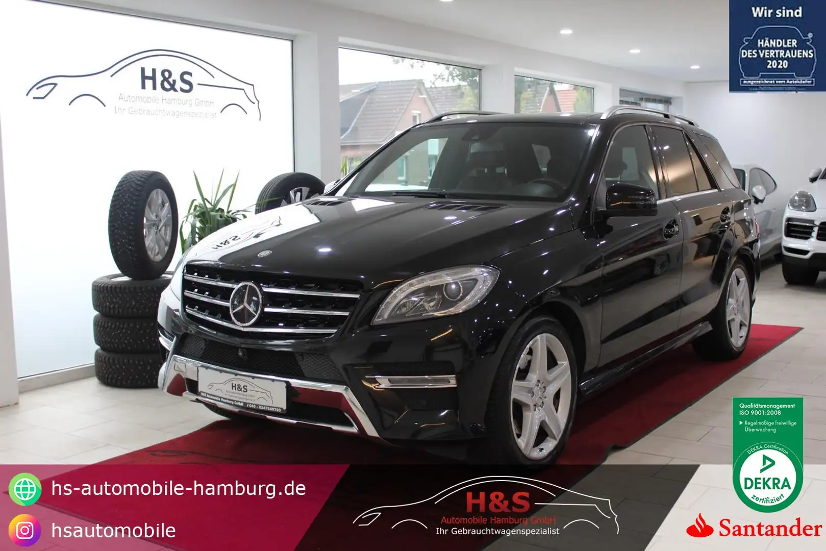 Mercedes-Benz ML 350 CDI BlueTEC 4MATIC *TEMPOMAT*AHK*SITZBELÜFTUNG*MEM Noir - 1