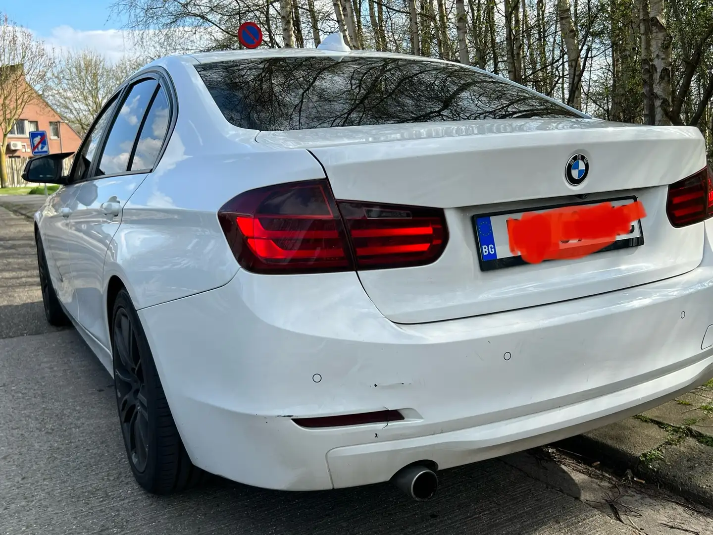 BMW 320 320d Efficient Dynamic Edition Aut. Blanc - 2