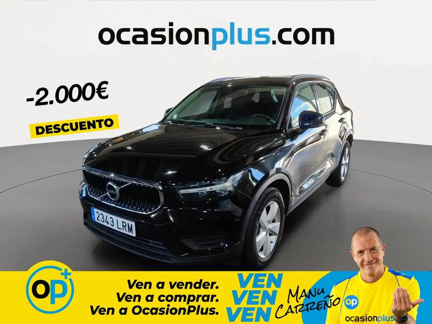 Volvo XC40 T2 Momentum Core Negro - 1