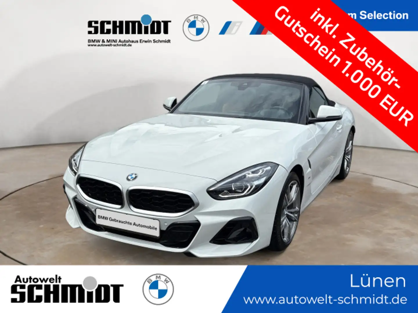 BMW Z4 sDrive20i M Sport / NP= 55.300,- / ex. BMW AG Weiß - 1