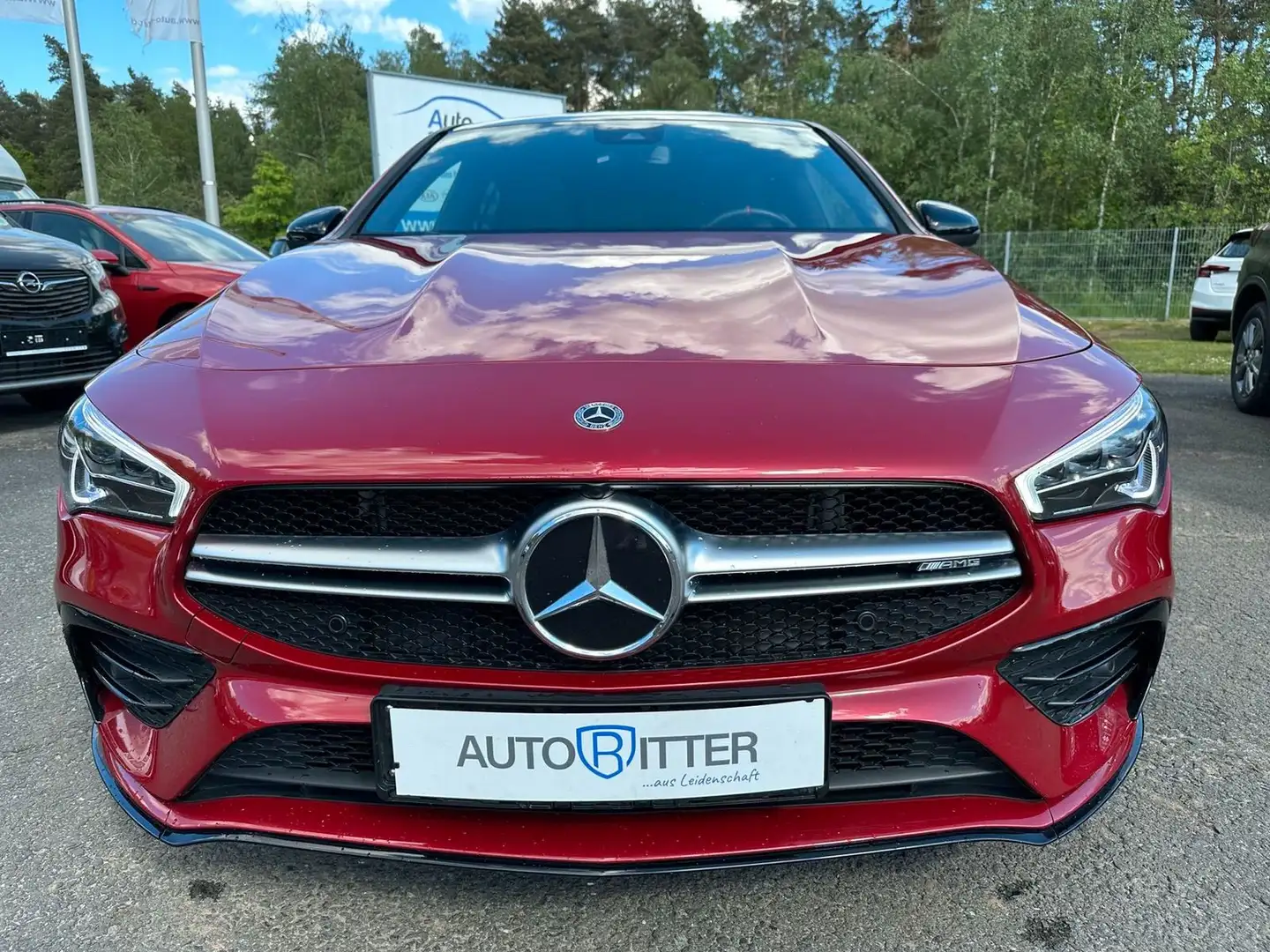Mercedes-Benz CLA 35 AMG Shooting Brake NIGHTPAKET 2.0 7-Ga... Roşu - 2
