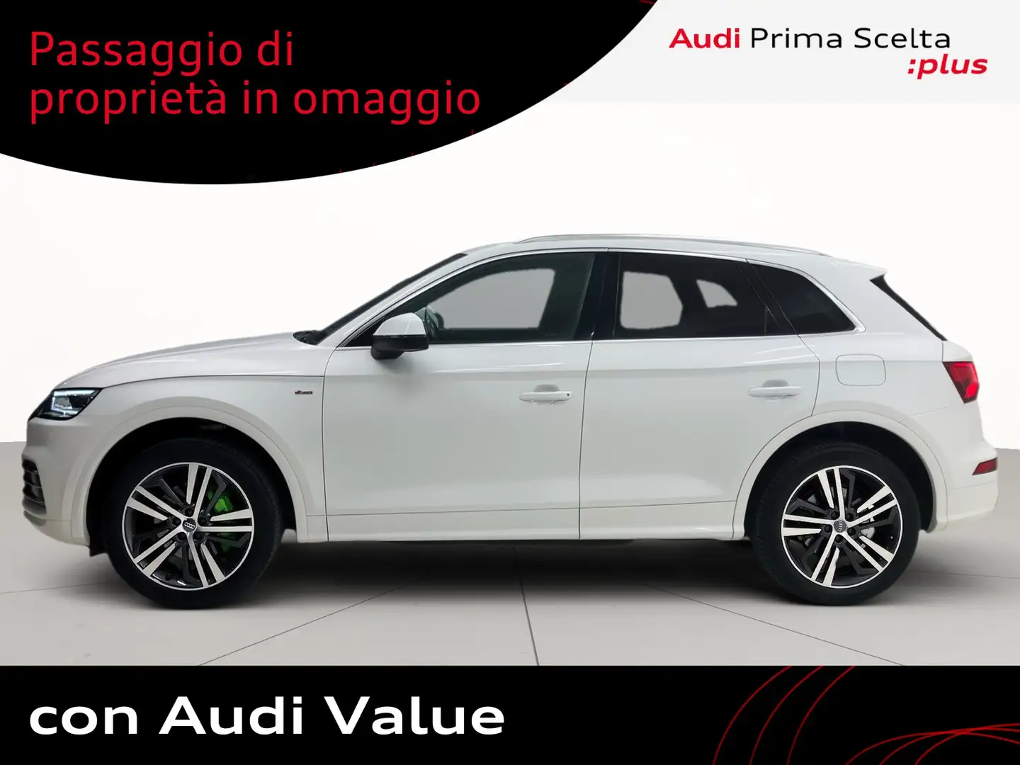Audi Q5 55 2.0 tfsi e s line plus quattro 367cv s-tronic Bianco - 2
