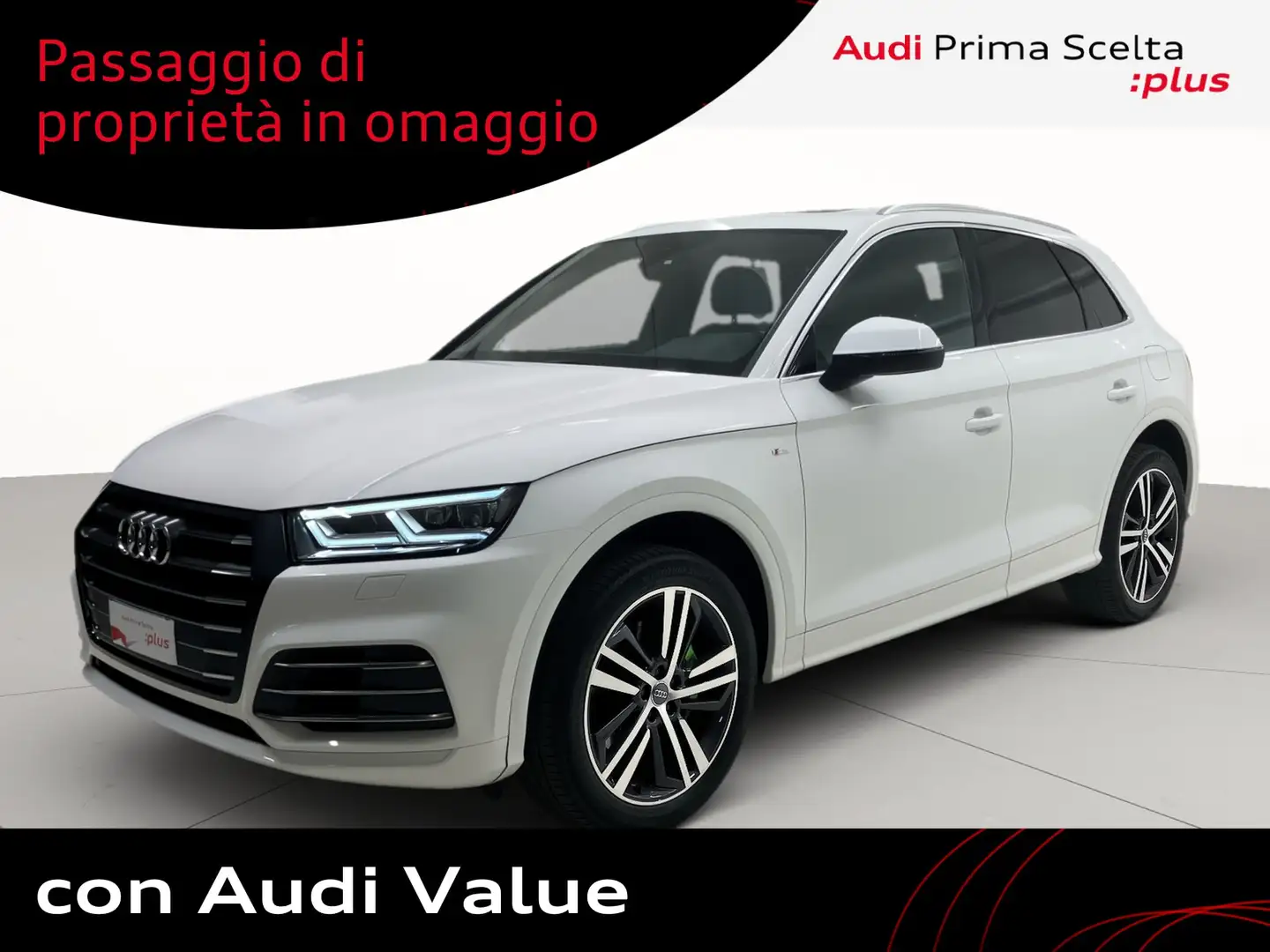 Audi Q5 55 2.0 tfsi e s line plus quattro 367cv s-tronic Bianco - 1