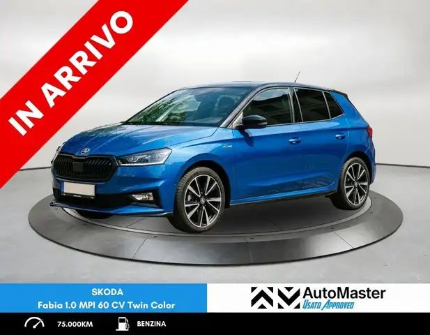 Skoda Fabia 1.0 MPI 44kW TWIN COLOR NERO - NEOPATENTATI