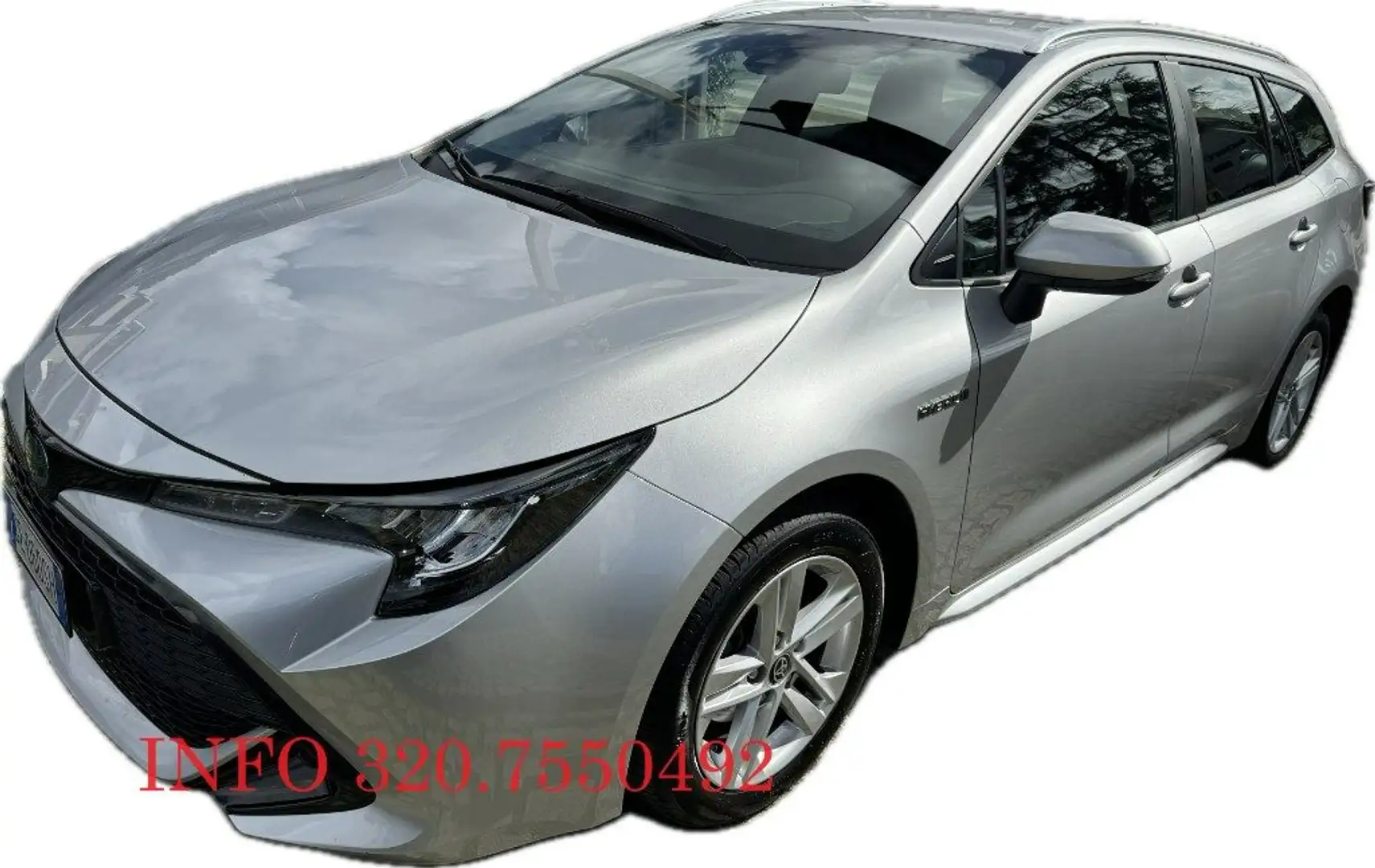 Toyota Corolla Touring Sports 1.8 Hybrid Business NAVI KM CERTIFI Silver - 1