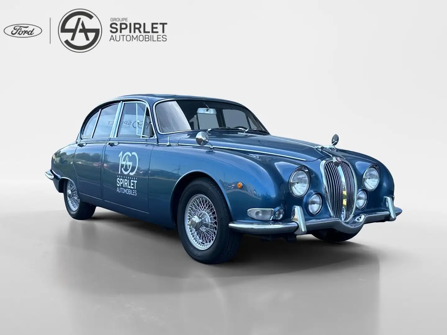 Jaguar MK II Type S-3800cc-overdrive-Oldtim Bleu - 1