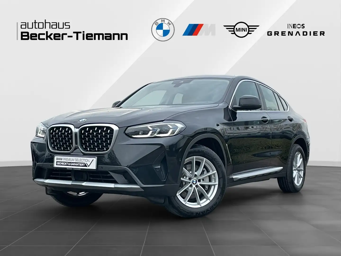 BMW X4 xDrive30d A AHK,Panoramadach,HeadUp Display,etc. Schwarz - 1