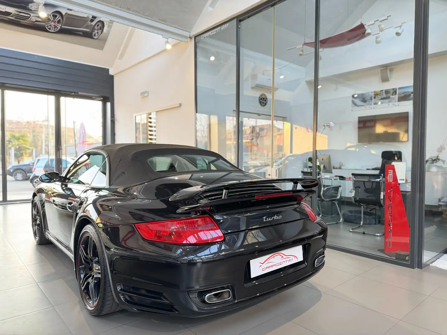 Porsche 997 911 Cabrio 3.6 Turbo I.V.A. ESPOSTA Negro - 2