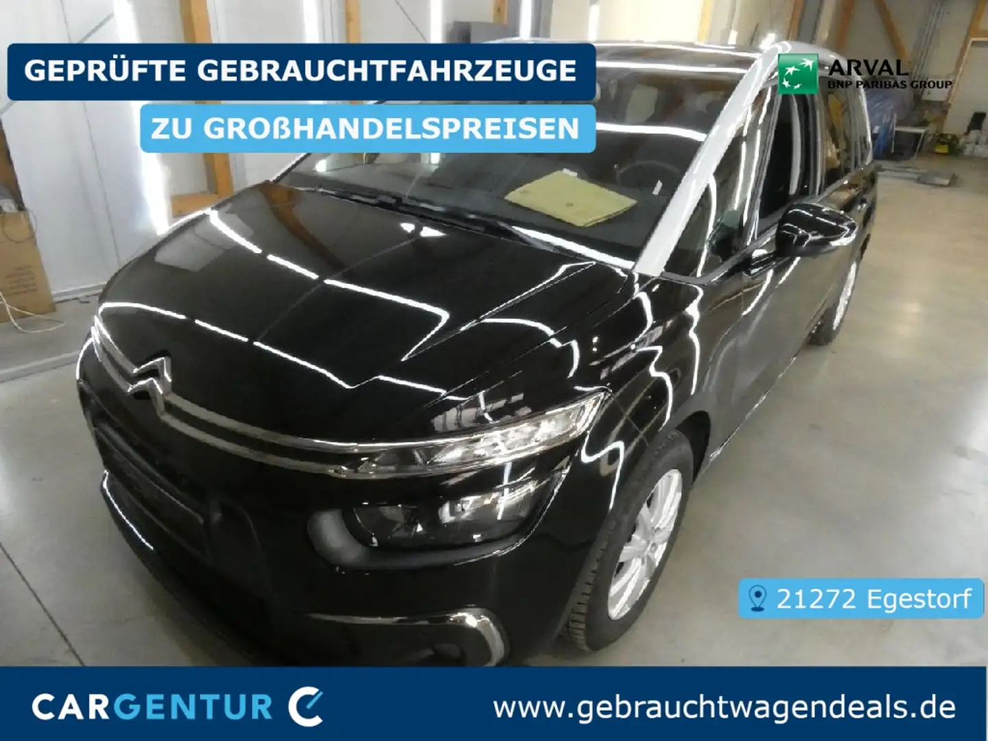 Citroen C4 Grand Spacetourer 1.5 BlueHDi 130 Shine Schwarz - 1