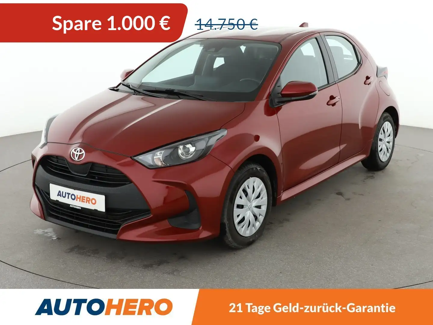 Toyota Yaris 1.0 Comfort*ACC*CAM*SHZ*KLIMA* Rot - 1