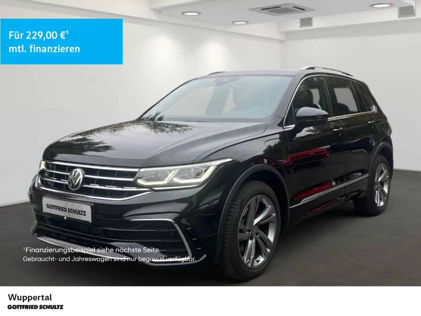 Volkswagen Tiguan 1.4 eHybrid R-Line DSG NAVI AHK PANO ACC KAM LED S Schwarz - 1