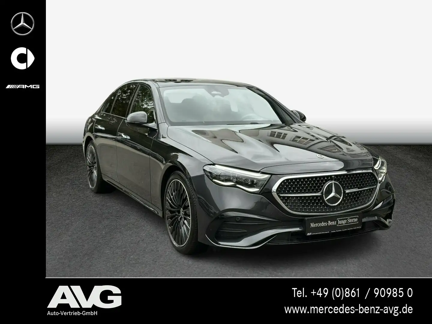 Mercedes-Benz E 220 E 220 d 4M AMG Pano Burm.4D Dig.Light Night 20" Gris - 2