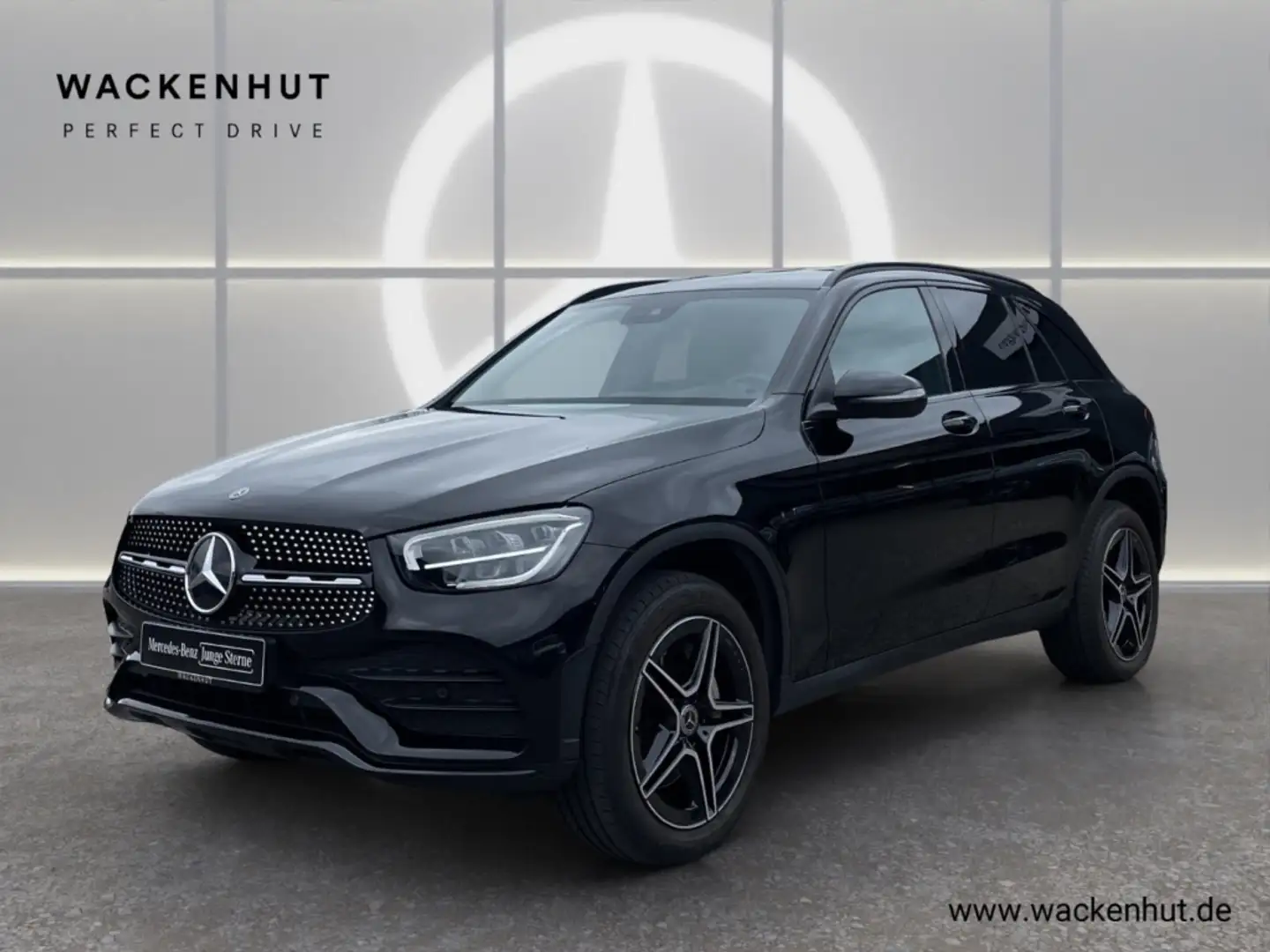 Mercedes-Benz GLC 300 e 4M AMG 19'' NIGHT LED AHK KAMERA CARPLAY Zwart - 1