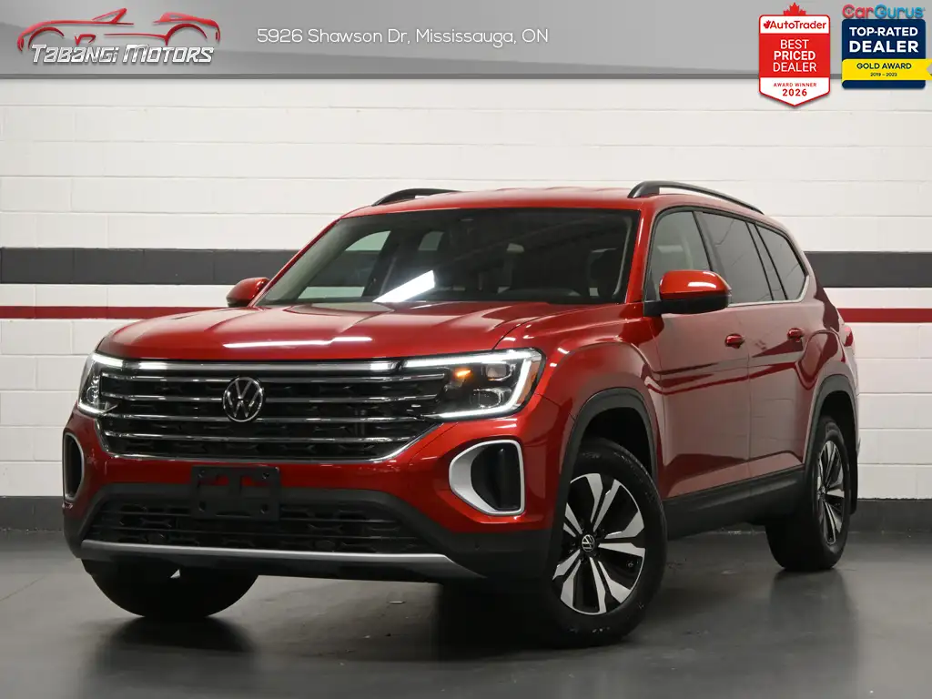 2025 Volkswagen Atlas Comfortline No Accident Leather Adaptive Cruise