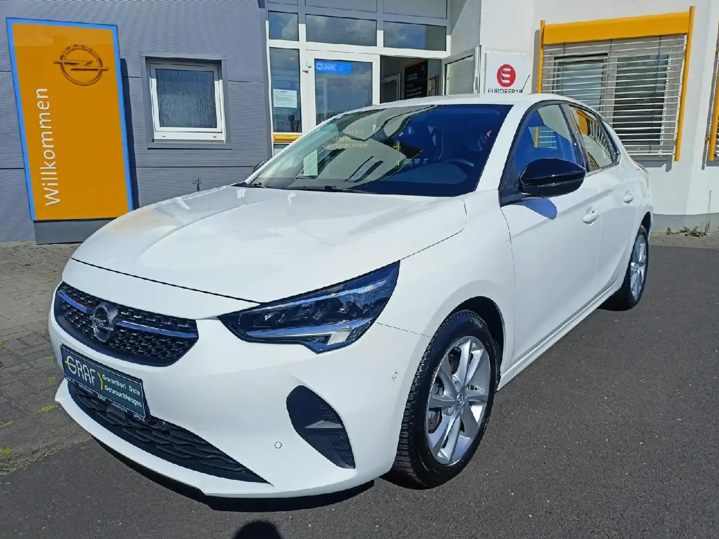 Opel Corsa Elegance *EPHv+h+Kam*SiLeHz*LM*ParkGo+*LED Weiß - 2