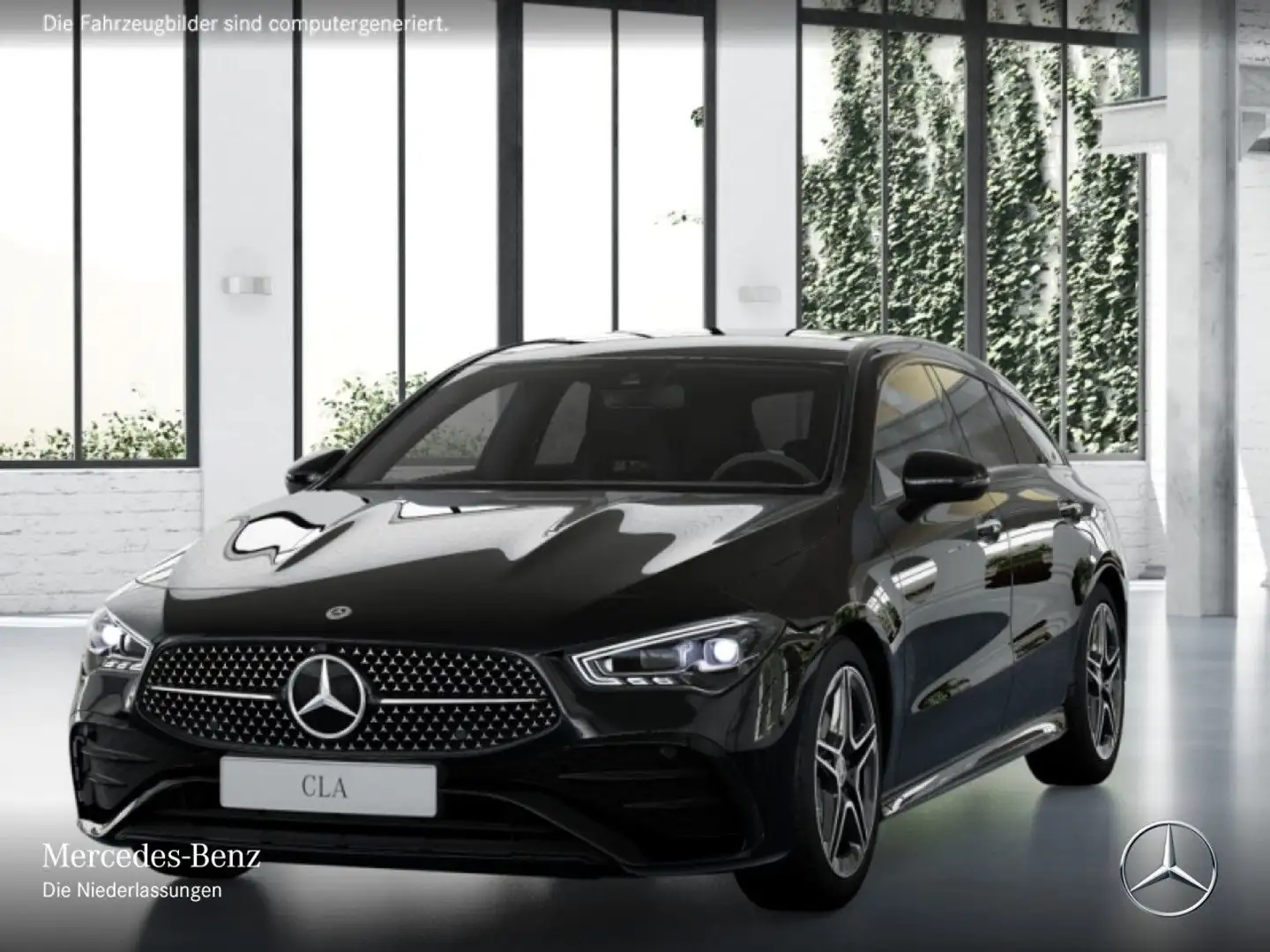 Mercedes-Benz CLA 200 d AMG+NIGHT+360°+MULTIBEAM+TOTW+KEYLESS Schwarz - 2