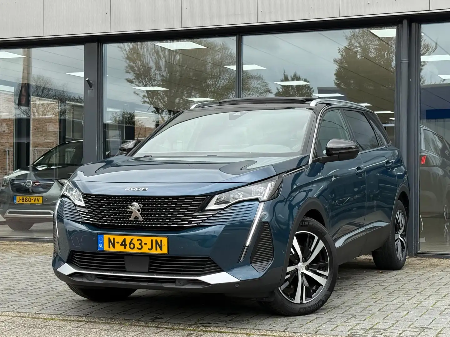 Peugeot 5008 1.2 PureTech GT - Bleu Célèbes - Panoramisch schui Blau - 2