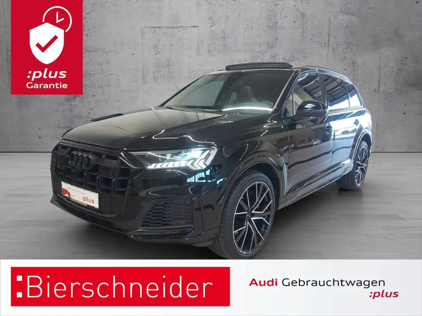 Audi SQ7 LASER 22 B&O PANO HEAD-UP LUFT TV ACC NAVI LEDER 5 Schwarz - 1