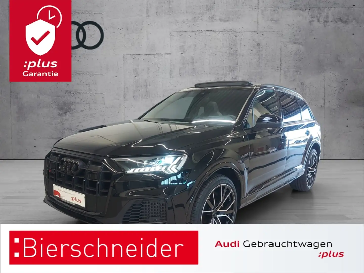 Audi SQ7 LASER 22 B&O PANO HEAD-UP LUFT TV ACC NAVI LEDER 5 Schwarz - 1