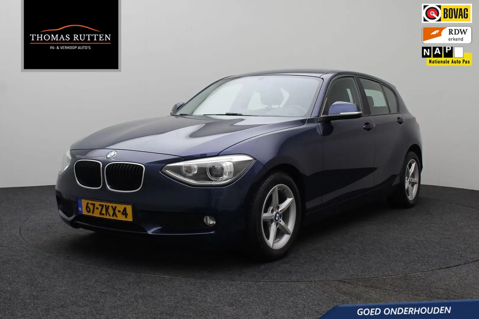 BMW 116 1-serie 116i Upgrade Edition 2013 NAP | Navigatie Niebieski - 1