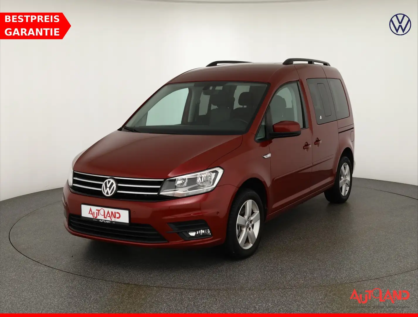 Volkswagen Caddy 2.0 TDI DSG Comfortline Navi Standheizung Rood - 1