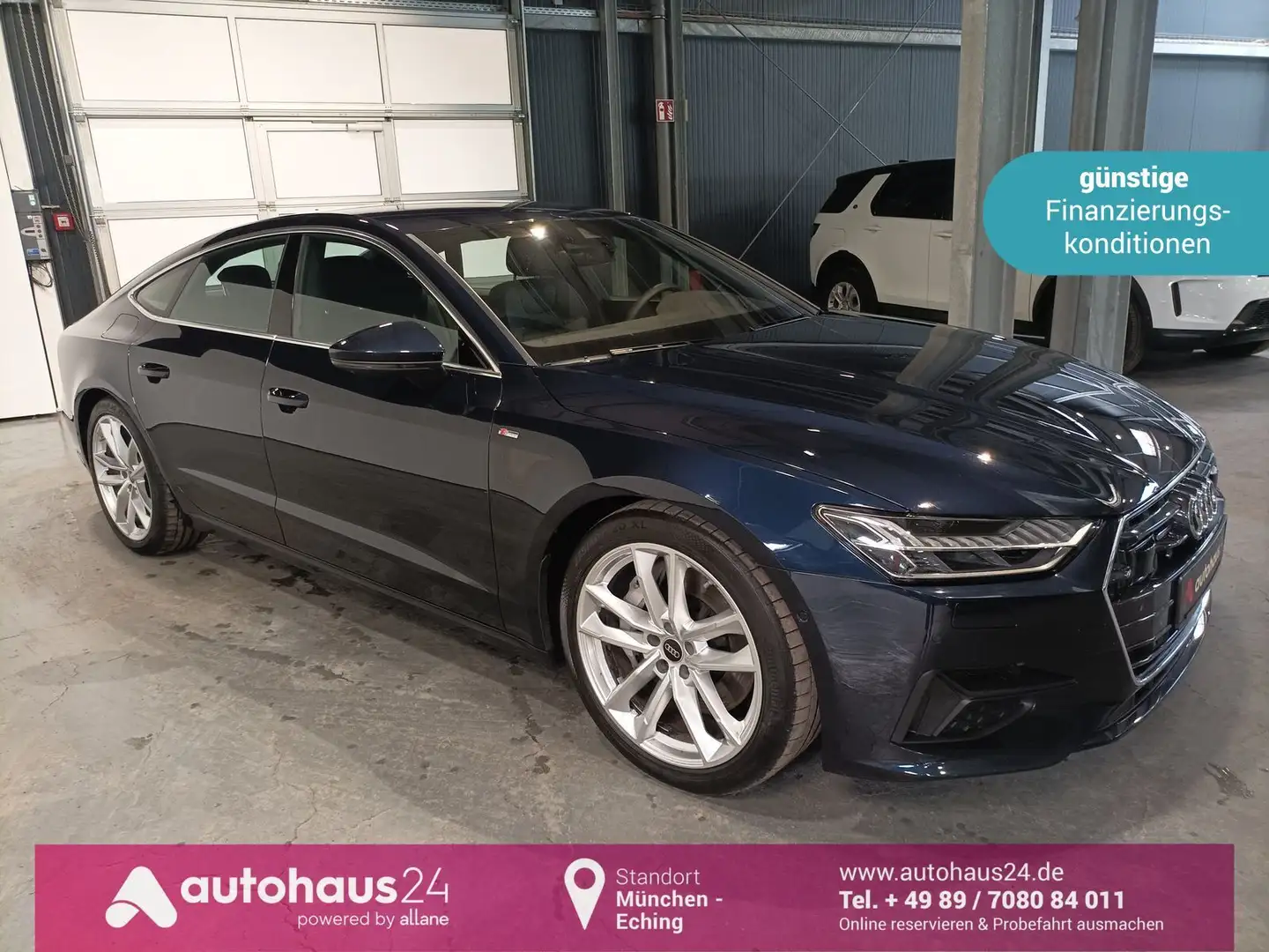 Audi A7 2.0 TFSI e quattro LED|Navi|Head-Up|ACC|PDC Blau - 1