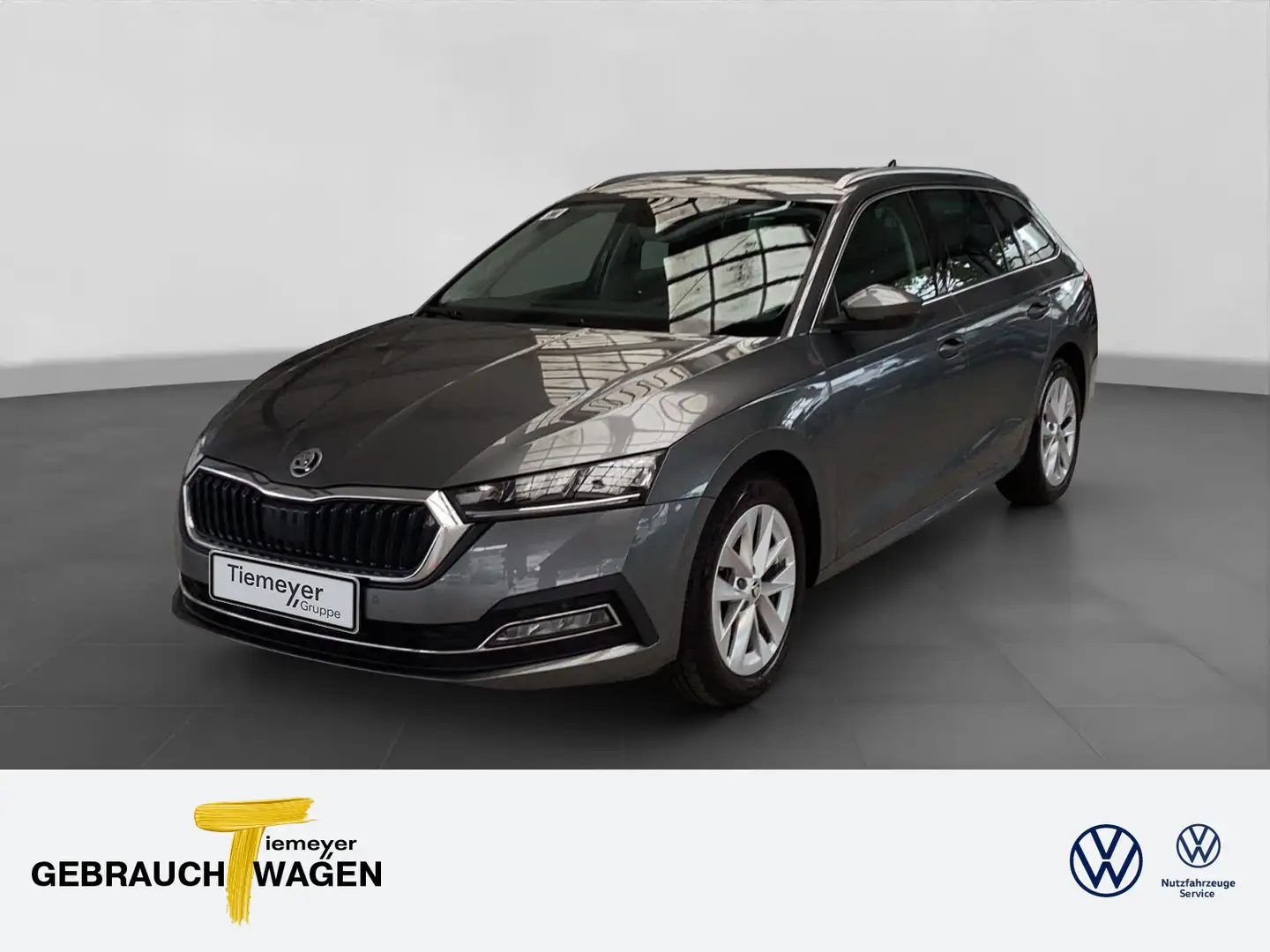 Skoda Octavia Combi 2.0 TDI STYLE HuD NAVI LED SITZH Grau - 1