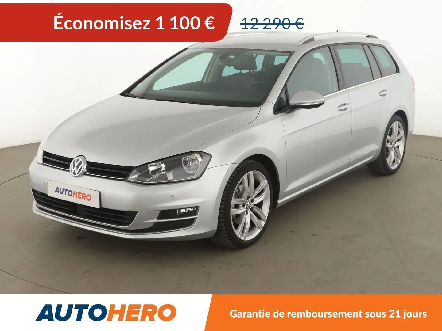 Volkswagen Golf SW 1.4 TSI BlueMotion Tech Carat Gris - 1