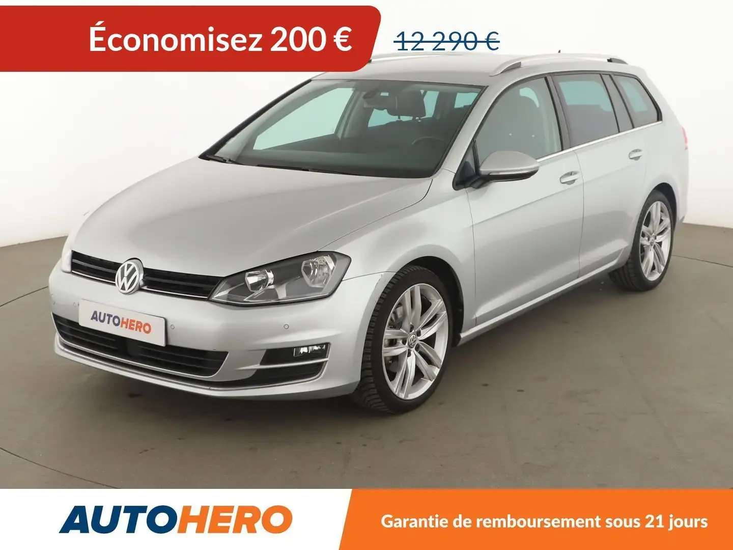 Volkswagen Golf SW 1.4 TSI BlueMotion Tech Carat Gris - 1