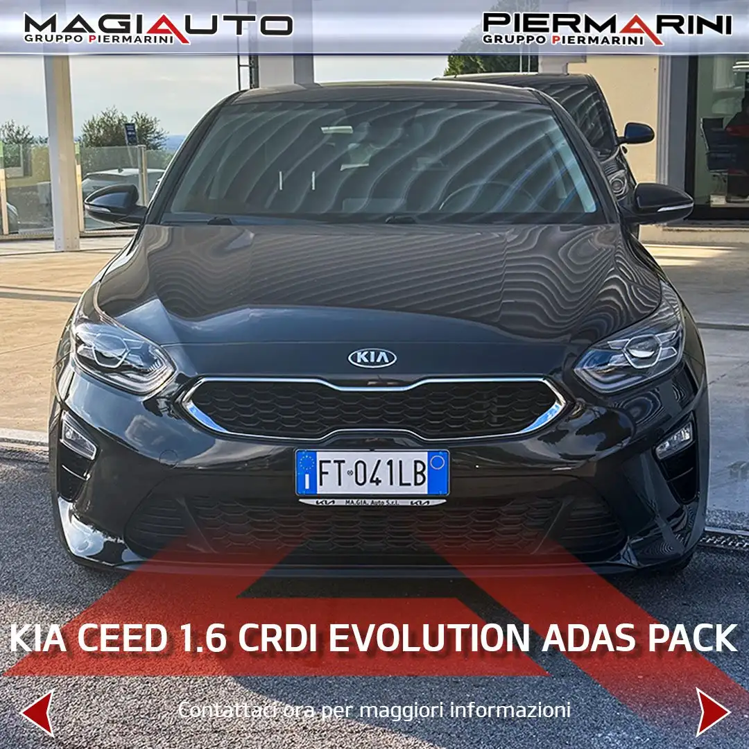 Kia Ceed / cee'd Ceed 1.6 CRDi 136 CV 5p. Evolution Zwart - 2
