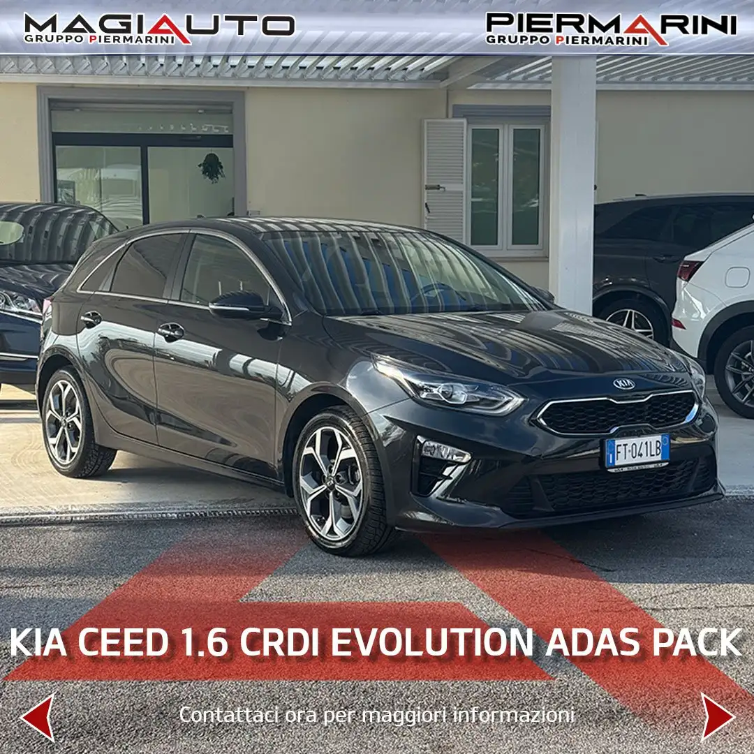 Kia Ceed / cee'd Ceed 1.6 CRDi 136 CV 5p. Evolution Zwart - 1