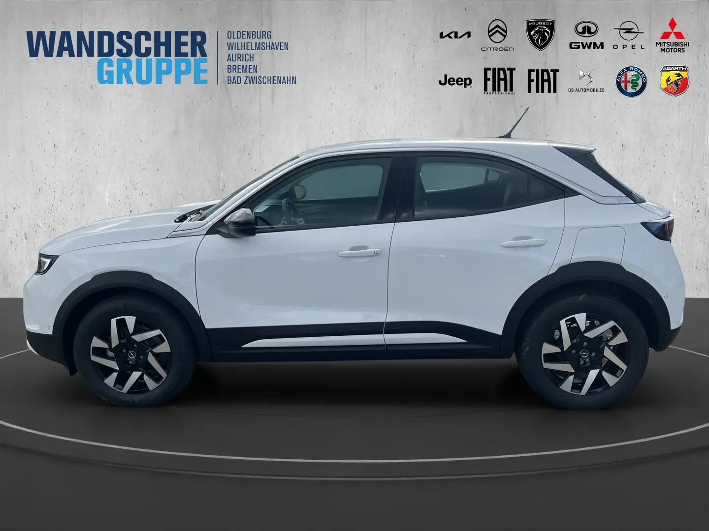 Opel Mokka 1.2 Mild-Hybrid Elegance +Kam.+SHZ+LM Weiß - 2