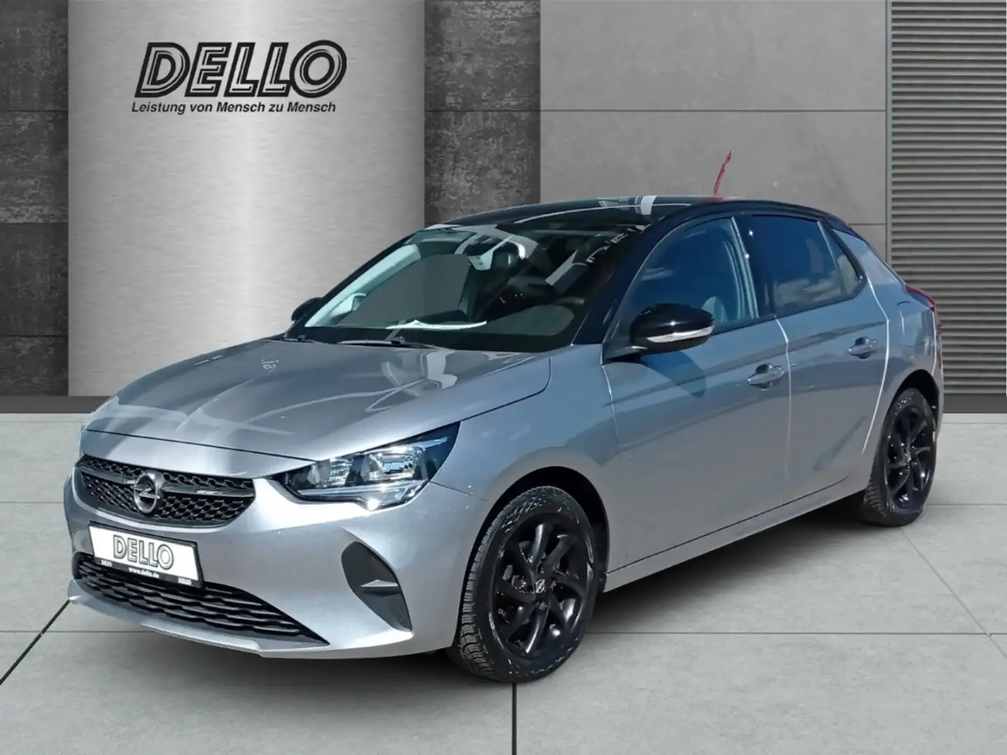 Opel Corsa 1.2 Edition PDC Klima Sitzhzg. Lenkradhzg. LED App Grijs - 1