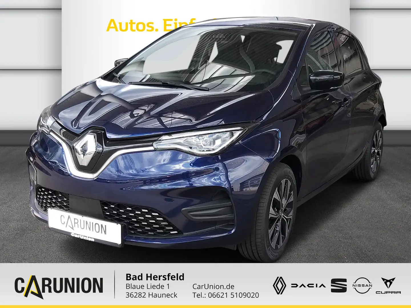 Renault ZOE E-Tech 100% elektr. Evolution EV50 110hp CCS Blau - 1