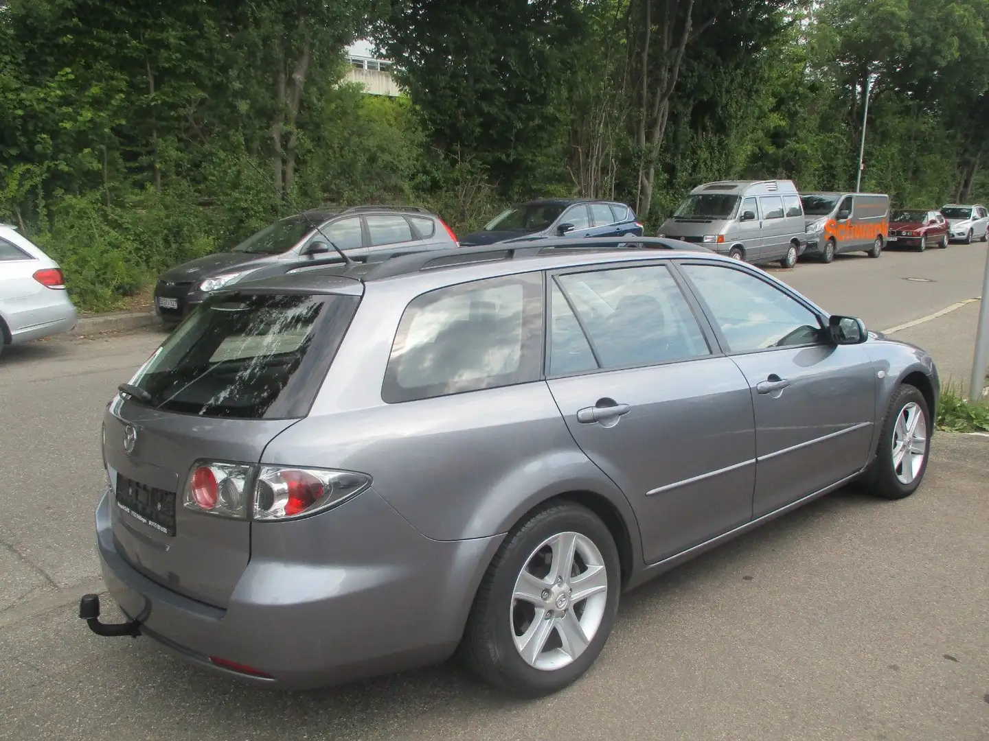 Mazda 6 Kombi 2.0 CD Sport Exclusiv*KLIMA**AHK*TÜV-NEU Grau - 1